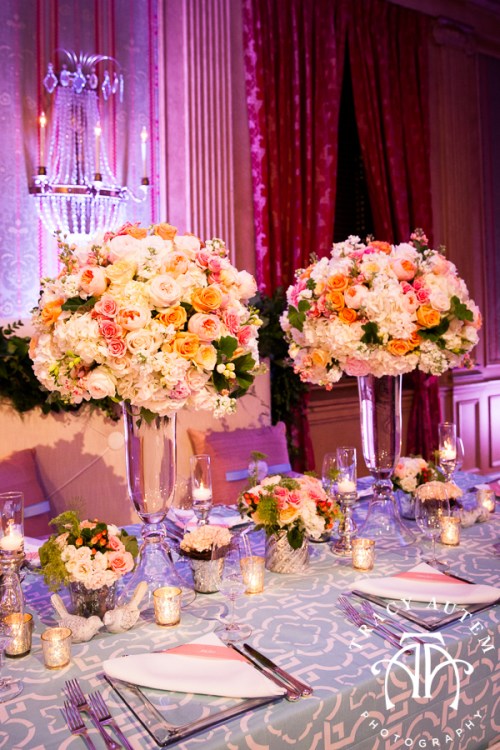 fort worth club open house wedding ideas tips Lauren Schmidt Events blue coral light modern geometric by tracy autem photogrpahy-0012